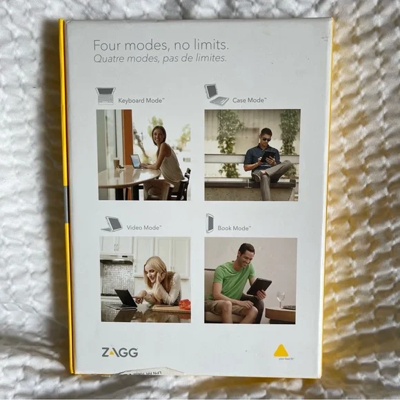 ZAGG Slim Book iPad Air 2 Bluetooth Keyboard Backlit Keys Detachable Case NEW - Picture 5 of 8